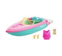 Barbie Boat with Puppy Figure playset