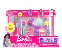 Barbie Boutique Stamp Set - Creative Stamps for Kids to Explore Imagination and Design Kid-Friendly Stamp Kit for Arts and Crafts Fun Featuring Fash