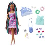 Barbie Totally Hair Afro Black Doll Butterfly Totally Long Hair Playset Mattel