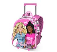 Karactermania Barbie Brave-small 3d Wheeled Backpack