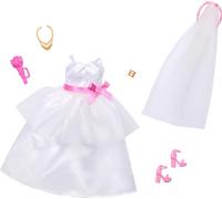 Barbie Bridal Fashion Pack and Accessories | Clothes for Barbie on Wedding Day, Complete Look, Ages 3+