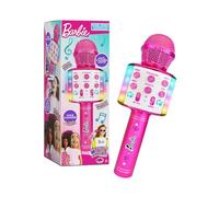 Barbie Bright Voicemaster Microphone | Karaoke Wireless Microphone | Wireless Speaker | Multi-coloured Lights | 5 Voice Effects | Sing & Record | Barbie Roleplay By Sinco Creations
