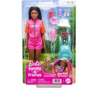 Barbie Brooklyn Camping Doll With Dog, Backpack, Sleeping Bag Mattel JJV60