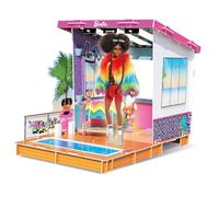 Barbie by Bladez Toyz Pop Up Party House - Customizable Barbie Doll House Playset with LED Lights & Pool - Easy Build Barbie Toy - Sustainable Barbie Accessories - Barbie Gifts for Every Barbie Girl