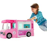 Barbie Camper, Doll Playset with 50 Accessories, Transforms into Truck, Boat...