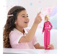 Barbie Careers Astronaut Fashion Doll Wearing Removable Look with Pink Spacesuit & Shoes, Plus Helmet Accessory, 2026 Career of the Year, JKF77