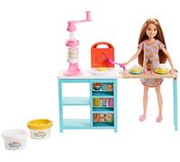Barbie Careers Baking Stacie Playset, baking playset with Playdough, gift for children ages 4 to 9 years FRH74