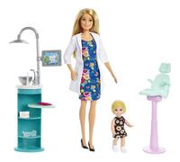 Barbie Careers Doll & Playset Dentist Theme with Blonde Fashion Doll