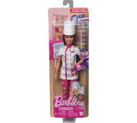 Barbie Careers Fashion Doll & Accessories, Pastry Chef Wearing Removable Outfit