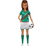 Barbie Careers Fashion Doll & Accessory Soccer Player with Brunette P
