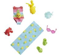Barbie Chelsea Accessory Pack - HHM58 - Beach Theme - Includes Beach Towel + Accessories