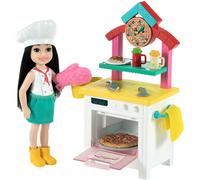Barbie Chelsea Can Be Pizza Chef Playset Brunette Chelsea Doll 6in 15cm Mattel