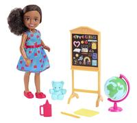 Barbie Chelsea Can Be Playset with Brunette Chelsea Teacher Doll 6 inches