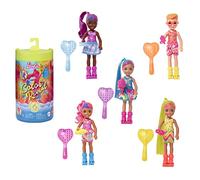 Barbie Chelsea Color Reveal Doll with 6 Surprises, Neon Tie-Dye with Tie-Dye Print & Color Change; Gift for Kids 3 Years & Older