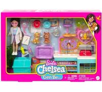 Barbie Chelsea Doll and Accessories Pet Vet Playset with Doll 4 Animals & 18 Pcs