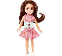 Barbie Chelsea Doll with Brunette Hair and Back Brace (HKD90)