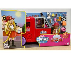 Barbie: Chelsea Fire Truck & Doll w/ accessories Brand New