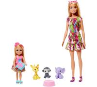 Barbie Chelsea The Lost Birthday Playset - 2 Dolls 3 Pets & Accessories Mattel