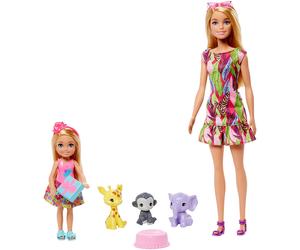 Barbie Chelsea The Lost Birthday Playset - 2 Dolls 3 Pets & Accessories