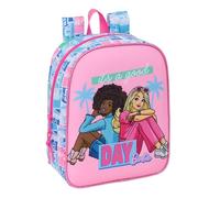 BARBIE - Children's Backpack, Children's Backpack, School Backpack, Adaptable to Trolley, Ideal for Nursery, Comfortable and Versatile, Quality and Resistance, 22 x 10 x 27 cm