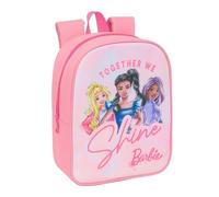 BARBIE - Children's Backpack, Children's Backpack, School Backpack, Adaptable to Trolley, Ideal for Nursery, Comfortable and Versatile, Quality and Resistance, 22 x 10 x 27 cm