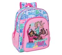BARBIE - Children's School Backpack, Adaptable to Trolley, Ideal for School Children, Comfortable and Versatile, Quality and Resistance, 32 x 12 x 38 cm