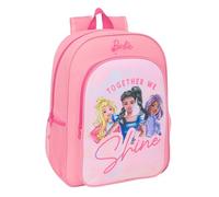 BARBIE - Children's School Backpack, Children's Backpack, Adaptable to Trolley, Ideal for School Children, Comfortable and Versatile, Quality and Resistance, 33 x 14 x 42 cm