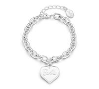 Barbie Chunky Heart Bracelet - Silver