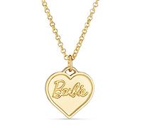Barbie Chunky Heart Necklace, Zinc, No Gemstone, 16 Inch, Zinc, No Gemstone