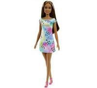 Barbie Classic Dark Brown Hair 11" Doll Afro Black Mixed Race Summer Dress