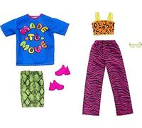 Barbie Clothes, Fashion & Accessories Pack Fashion Dolls, Set Includes 2 Complete Looks with Vibrant Outfits & Styling Pieces