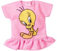 Barbie Clothes: Looney Tunes Character Top Dolls, Pink Top with Tweety Bird Graphic, Gift for 3 to 7 Year Olds