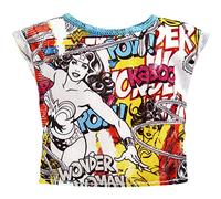 Barbie Clothes: Wonder Woman Character Top Dolls, Colorful Graphic Tee, Gift for 3 to 8 Year Olds