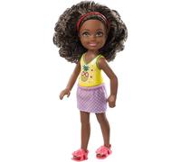 Barbie Club Chelsea Doll, 6-inch, Curly Brunette Hair
