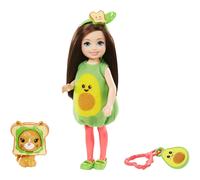 Barbie Club Chelsea Doll and Playset Avocado Dress and Cat (GJW31)