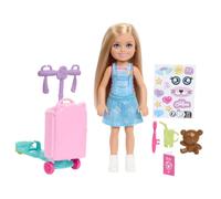 Barbie Club Chelsea Limitless Adventure Doll & Accessories | Small Doll with Scooter Suitcase, Including Travel-Themed Accessories, Ages 3+, JMJ46