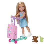 Barbie Club Chelsea Limitless Adventure Doll, Scooter Suitcase and Accessories