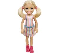 Barbie Club Chelsea Pink Stripe Outfit Doll
