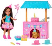 Barbie Club Chelsea Surprise Birthday Party Playset Small Doll 10+ Accessories