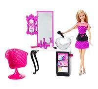 Barbie CMM55 Malibu Avenue Hairdresser Style Salon with Doll by Mattel