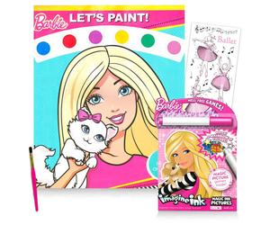 Barbie Coloring Books Activity Super Set ~ Giant Barbie Paint with Wat