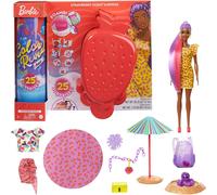 Barbie Colour Reveal Doll & Pet Friend with 25 Surprises - Strawberry