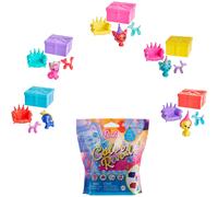 Barbie Color Reveal Pet, with Blue Metallic Coating & 5 Surprises, Party Series(1 Pet, 4 Accessories)