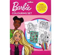 Barbie Colouring & Sticker Set With Coloured Pencils Craft Kit