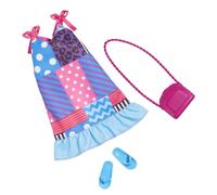 Barbie Complete Look Patchwork Print Dress Fashion Pack