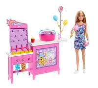 Barbie Cotton Candy and Game Playset & Doll