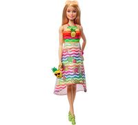 Barbie Crayola Rainbow Fruit Surprise Pineapple-Scented Blonde Doll and Fashions, Creative Art Fashion Toy, Gift for 5 Year Olds and up [Old Model]