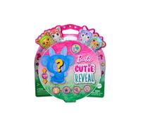 Barbie Cutie Reveal Animal Costume-Themed Pet & Accessories with 5 Surprises Including Mini Pet, Color Change & Clip, HRK32