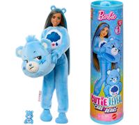 Barbie Cutie Reveal Care Bears Series and 10 Surprises - Blue Grumpy Bear
