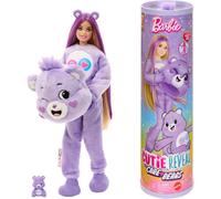 Barbie Cutie Reveal Care Bears Series and 10 Surprises - Purple Share Bear
